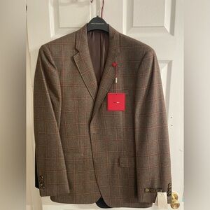 Brown, patterned Blazer. Men’s wearhouse. Never worn. New with tags